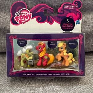 My Little Pony Apple Family Trio - Red, Orange, Green